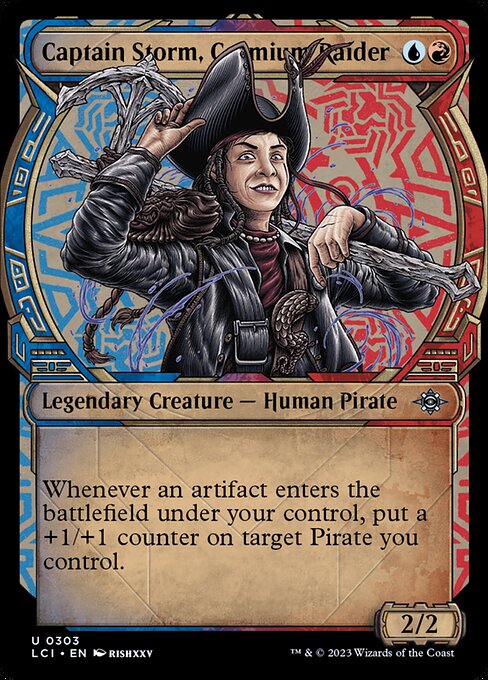 LCI: Captain Storm, Cosmium Raider (Showcase) (Foil)