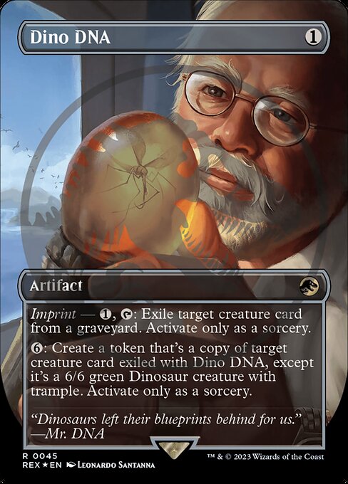REX: Dino DNA (Borderless) (Emblem) (Foil)