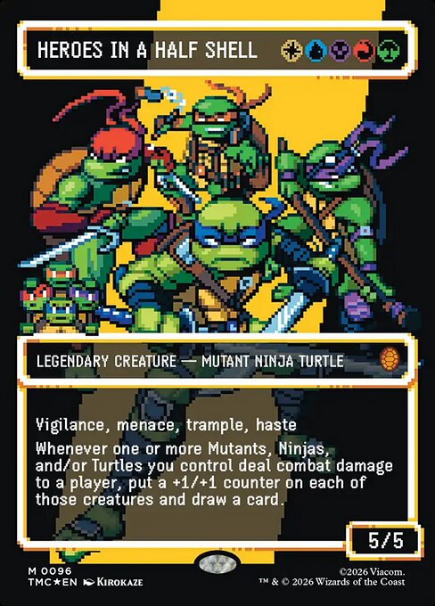 TMC: Heroes in a Half Shell (0096) (Borderless) (Surge Foil)