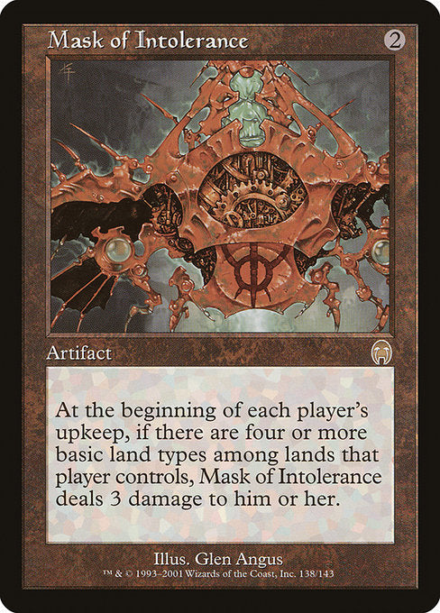 APC: Mask of Intolerance