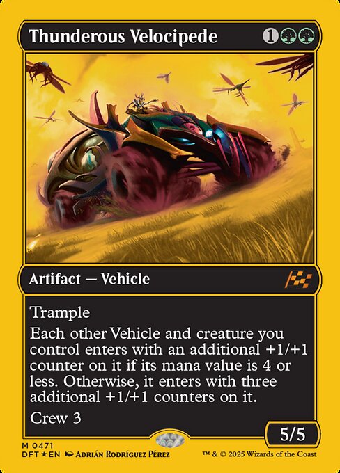 DFT: Thunderous Velocipede (First-Place Foil)