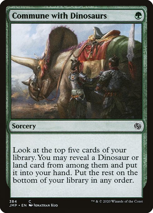 JMP: Commune with Dinosaurs