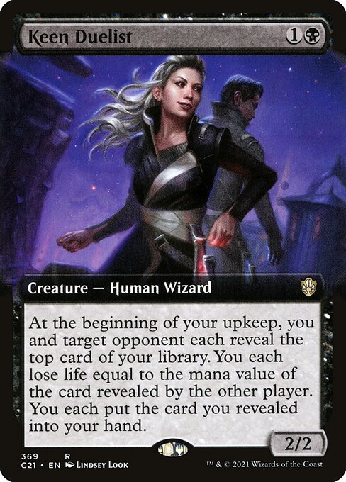 C21: Keen Duelist (Extended Art)