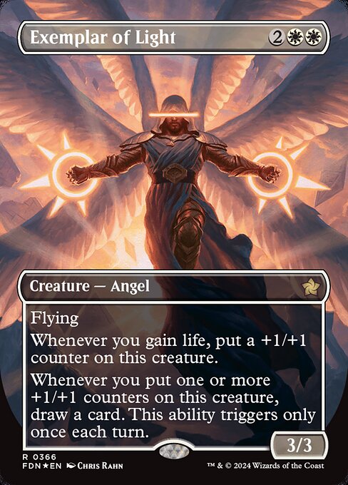 FDN: Exemplar of Light (Borderless) (Mana Foil)
