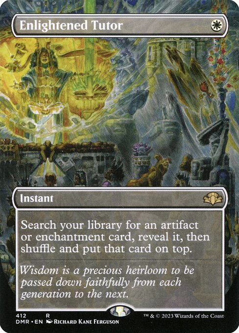 DMR: Enlightened Tutor (Borderless) (Foil)