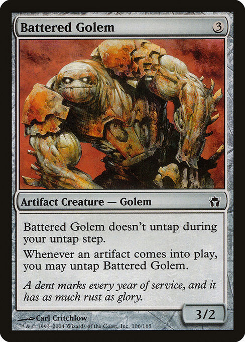 5DN: Battered Golem (Foil)