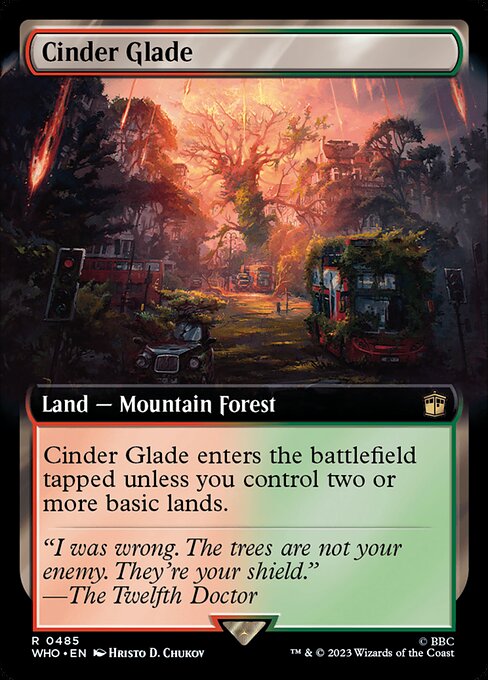 WHO: Cinder Glade (Extended Art) (Foil)