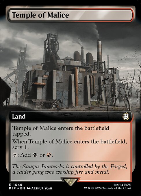 PIP: Temple of Malice (Extended Art) (Surge Foil)