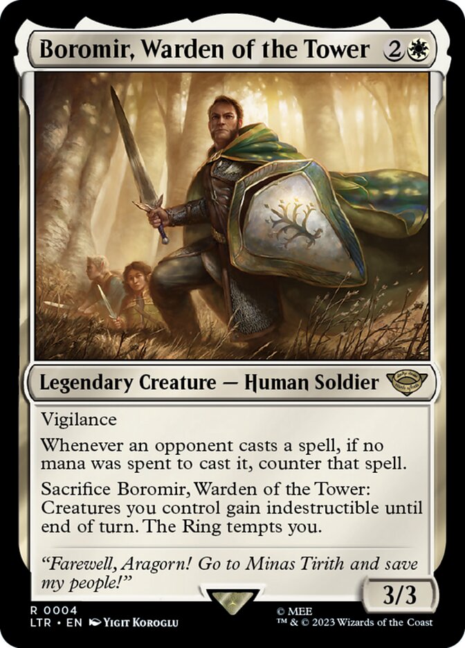 Boromir, Warden of the Tower [Foil] :: LTR