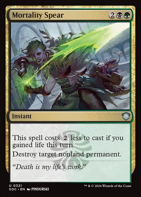 SOC: Mortality Spear