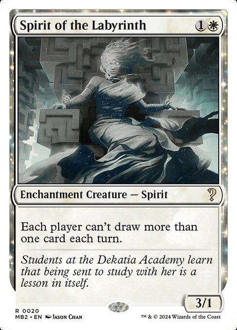 MB2: Spirit of the Labyrinth (White Border)