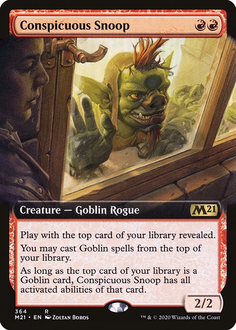 M21: Conspicuous Snoop (Extended Art) (Foil)
