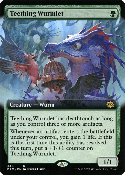 BRO: Teething Wurmlet (Extended Art) (Foil)
