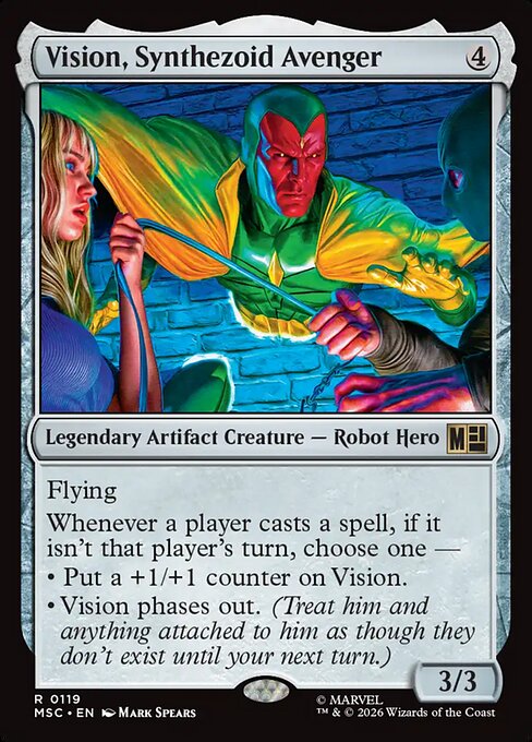 MSC: Vision, Synthezoid Avenger