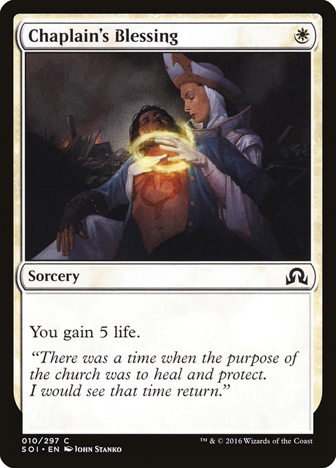 SOI: Chaplain's Blessing (Foil)