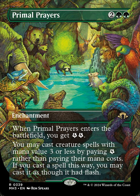 MH3: Primal Prayers (Borderless) (Foil)