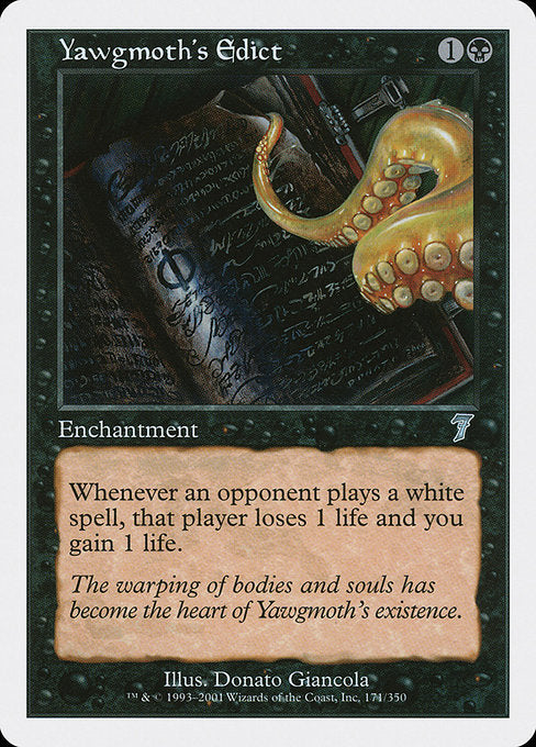7ED: Yawgmoth's Edict