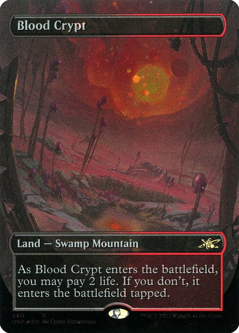 UNF: Blood Crypt (Borderless) (Galaxy Foil)