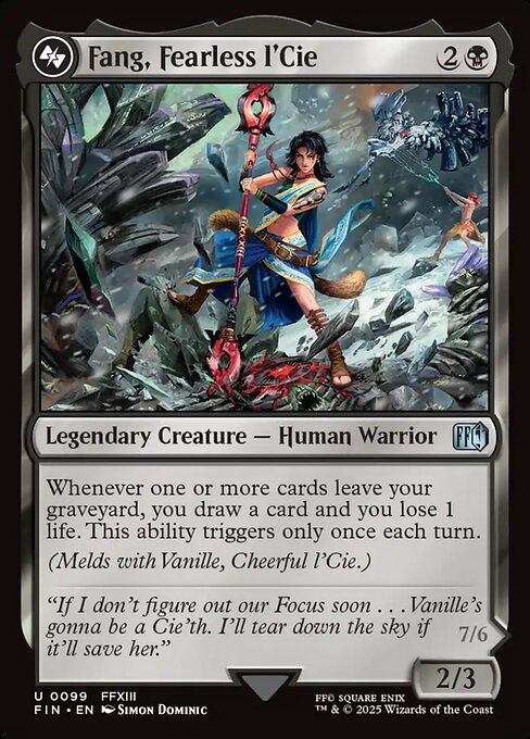 FIN: Fang, Fearless l'Cie (Foil)
