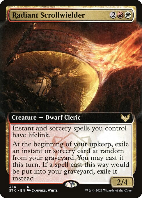 STX: Radiant Scrollwielder (Extended Art) (Foil)