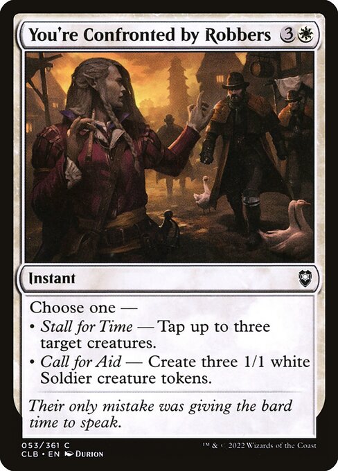 CLB: You're Confronted by Robbers