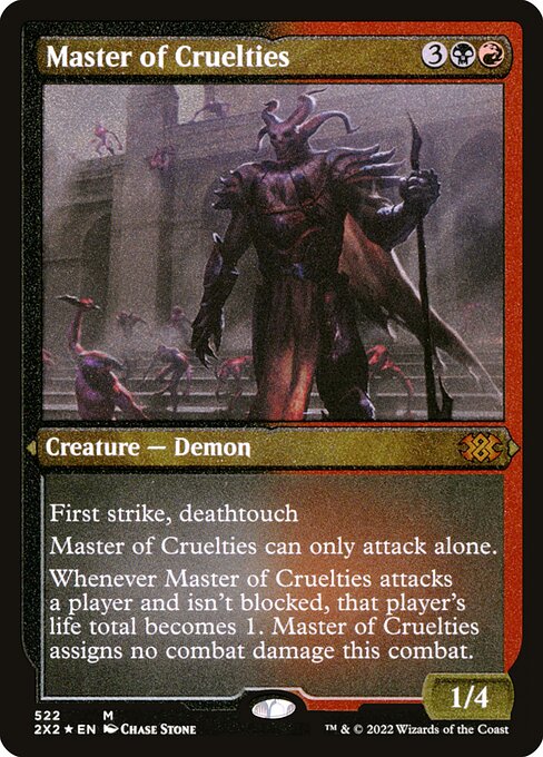 2X2: Master of Cruelties (Foil Etched)