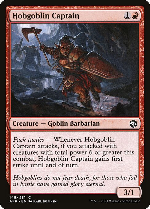 AFR: Hobgoblin Captain