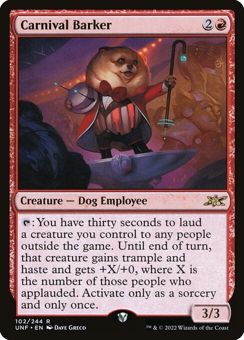 UNF: Carnival Barker (Foil)