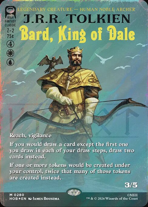 HOB: Bard, King of Dale (Borderless) (Surge Foil)