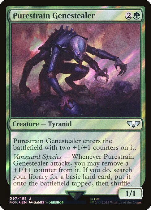 40K: Purestrain Genestealer (Surge Foil)