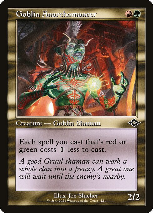 MH2: Goblin Anarchomancer (Retro Frame) (Foil Etched)