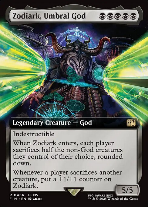 FIN: Zodiark, Umbral God (Extended Art) (Foil)