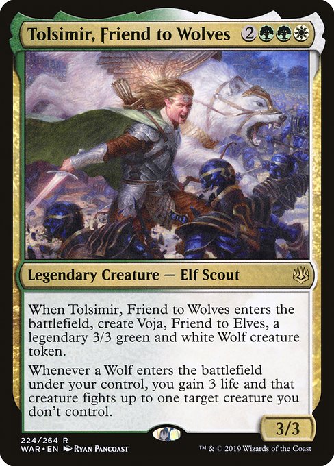 WAR: Tolsimir, Friend to Wolves (Foil)