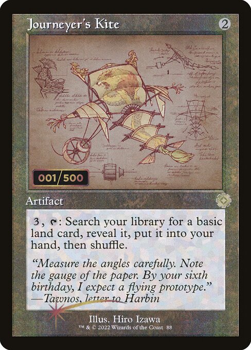 BRR: Journeyer's Kite (Schematic) (Serial Numbered) (Foil)
