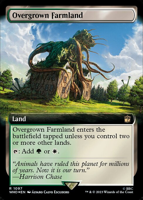 WHO: Overgrown Farmland (Extended Art) (Surge Foil)
