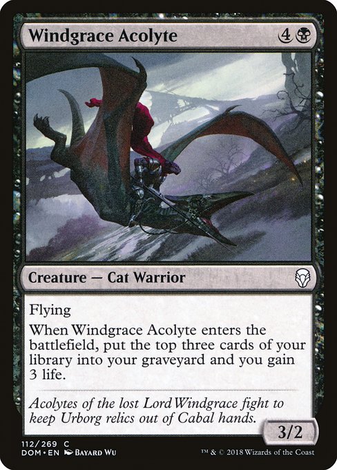 DOM: Windgrace Acolyte (Foil)