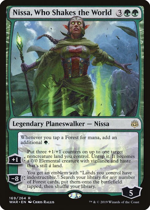 WAR: Nissa, Who Shakes the World (Foil)