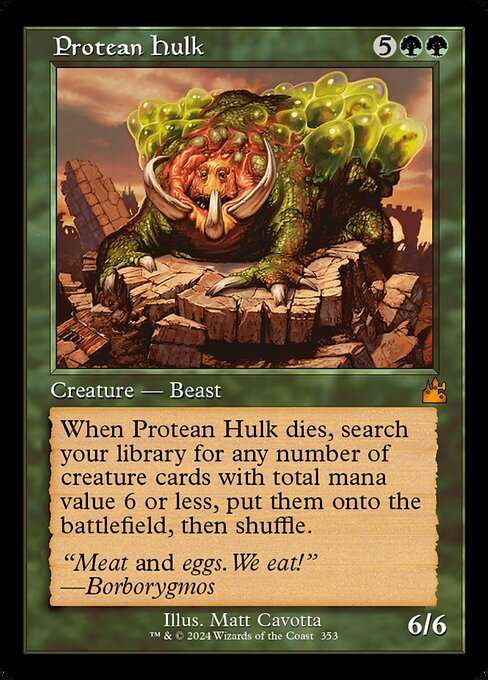 RVR: Protean Hulk (Retro Frame)