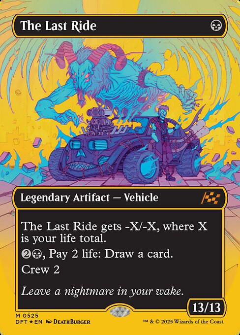 DFT: The Last Ride (Borderless) (First-Place Foil)
