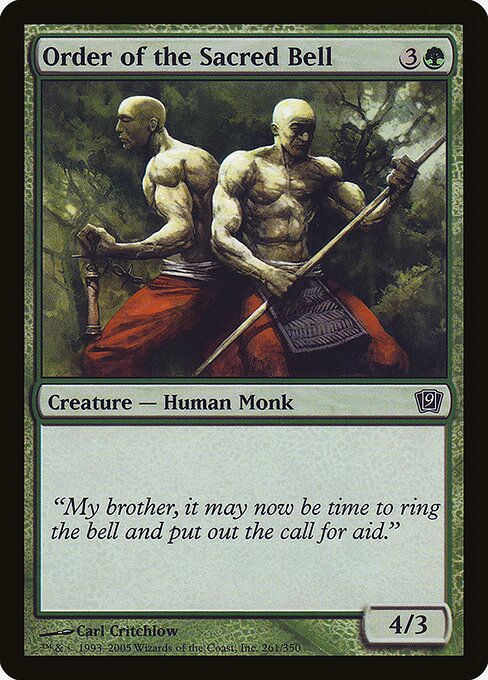 9ED: Order of the Sacred Bell (Foil)