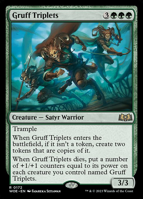 WOE: Gruff Triplets (Foil)