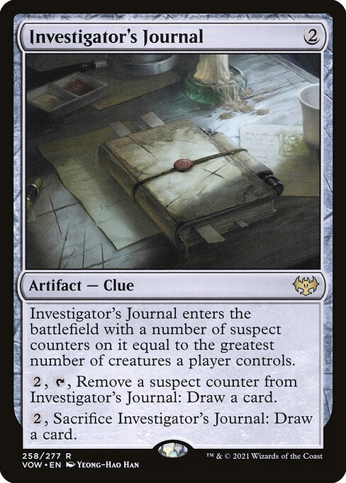 VOW: Investigator's Journal (Foil)