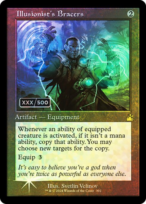 RVR: Illusionist's Bracers (Retro Frame) (Serial Numbered) (Foil)