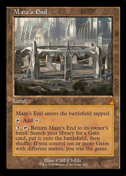 RVR: Maze's End (Retro Frame) (Foil)