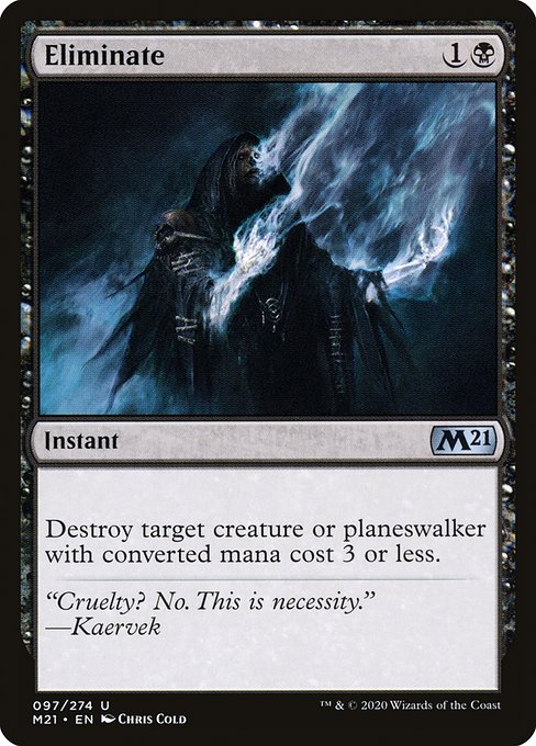 M21: Eliminate