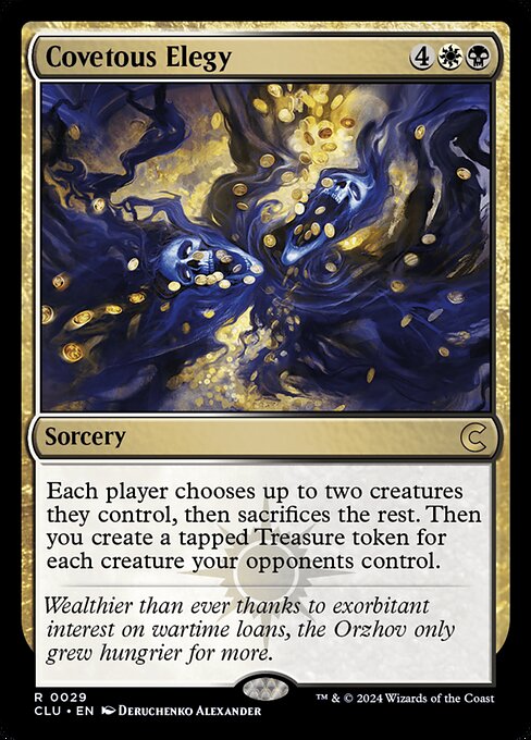 CLU: Covetous Elegy