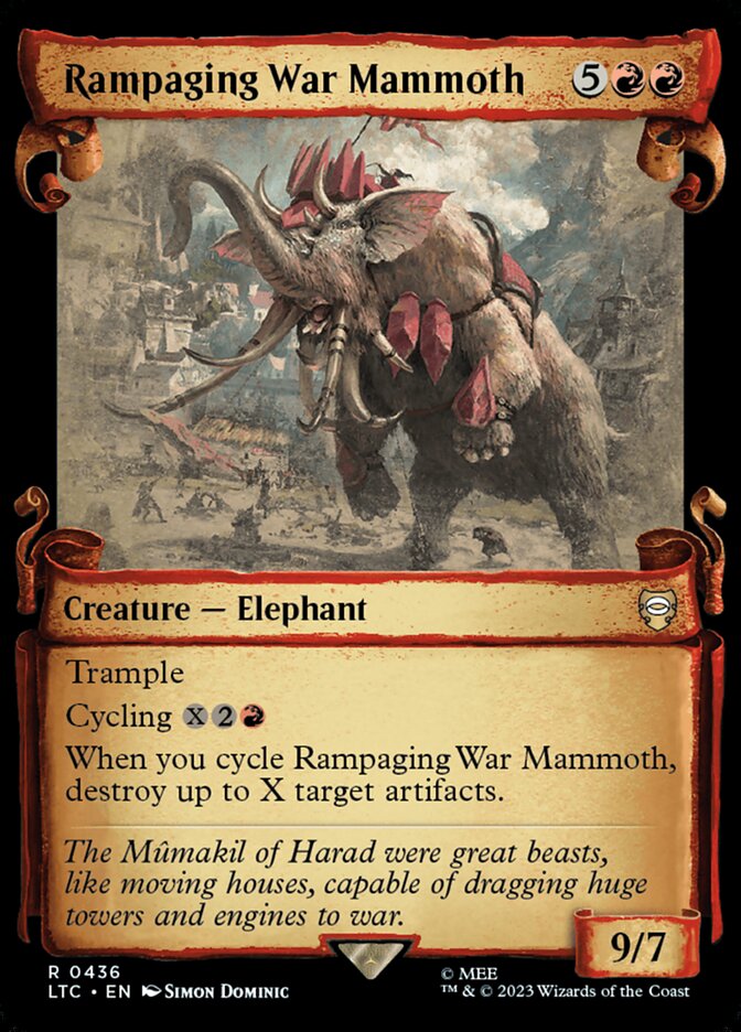 Rampaging War Mammoth (Showcase Scrolls) :: LTC