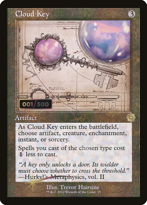 BRR: Cloud Key (Schematic) (Serial Numbered) (Foil)