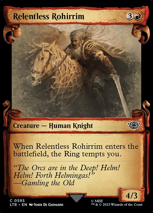 LTR: Relentless Rohirrim (Showcase Scrolls)