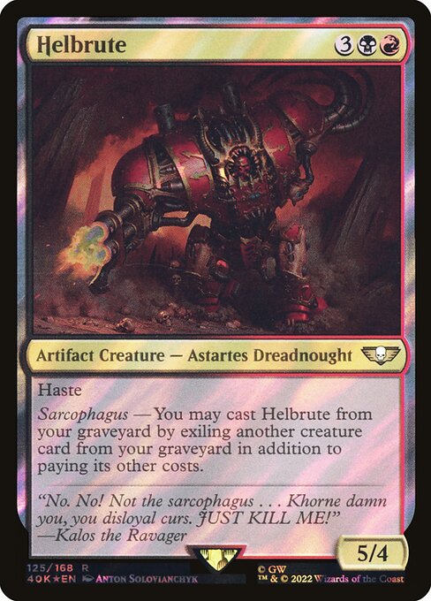 40K: Helbrute (Surge Foil)